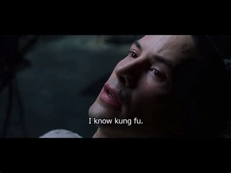 Neo from the matrix, captioned &ldquo;I know kung-fu&rdquo;